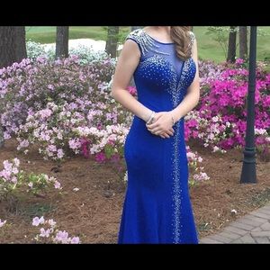 LOWERED PRICE! Royal blue  Prom dress.